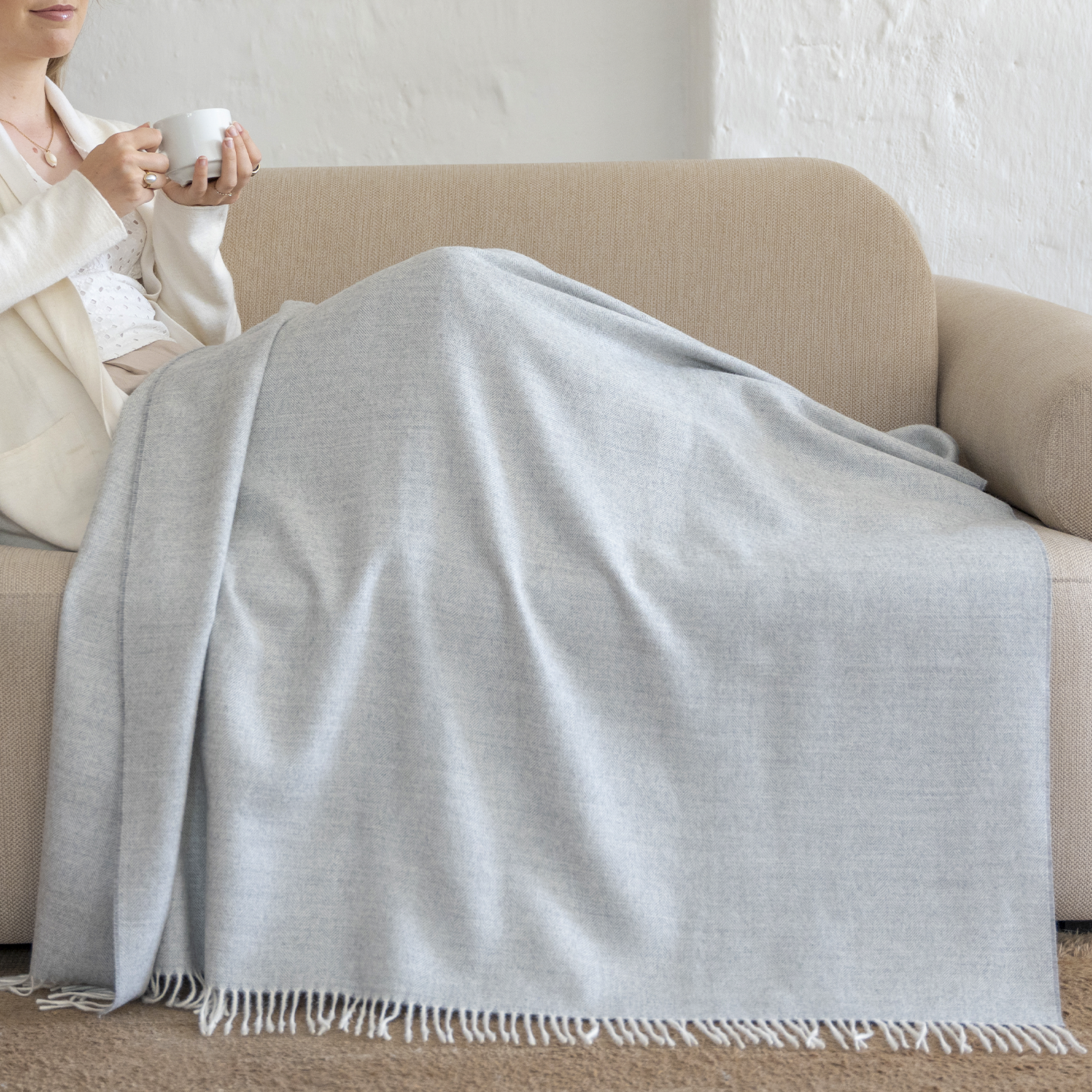 Zigzag Fringes Silver